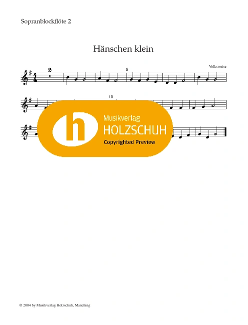 Hänschen klein